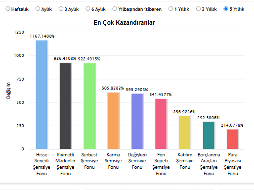 tefas-5-yillik Yatırım Fonları Rehberi